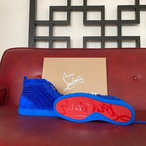 BRAND NEW Chistian Louboutins Suede  Sneakers